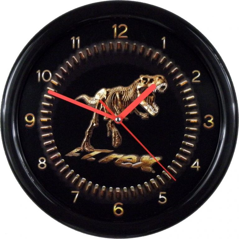 Dopracowany stylistycznie zegar ścienny z indywidualnym logo