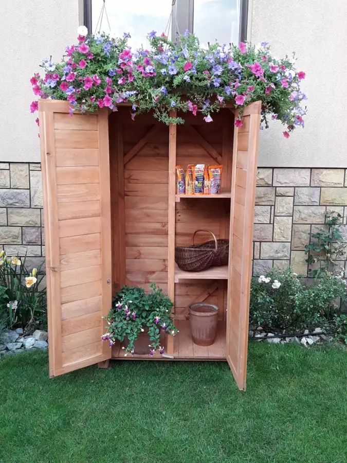 Rozwiązania przechowywania w ogrodzie - szafy ogrodowe